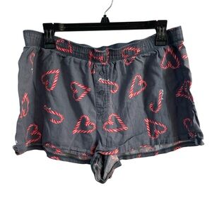 Victoria’s Secret PINK Candy Cane Sleep Shorts Size L